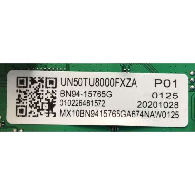 KIT DE TARJETAS PARA TV SAMSUNG 4K SMART TV / MAIN BN94-15765G / BN41-02756C / BN97-16917W / FUENTE BN44-01054A / BN4401054A / L55S6_TDY / PANEL'S CY-BT050HGPR1V / CY-BT050HGPV1H / MODELO UN50TU8000 / UN50TU8000FXZA LB10 / UN50TU8000FXZA YB06 - Imagen 2